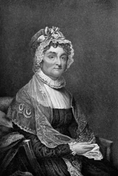 Abigail Adams 1744-1818, esposa do Presidente John Adams, século XVIII 1908