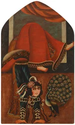 Acrobata e um pavão, c. 1825