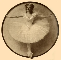 Adeline Genée, uma excelente dançarina de balé da Velha Escola., 1910.