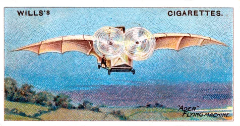 Veias voando pássaro Eole Aole, 1890 c1910