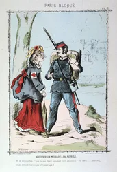 Adeus de um Moblot ao celular, 1870-1871