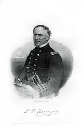 Almirante David Farragut, oficial da Marinha dos EUA na Guerra Civil Americana, 1862-1867