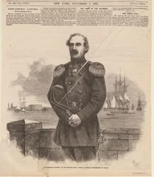 Almirante Stepan Stepanovich Lesovsky 1816-1866 em Nova York, 1863.