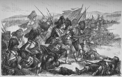 Avanço dos Highlanders na Alma, c1880