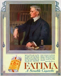 Anúncio dos cigarros de Fátima, 1916
