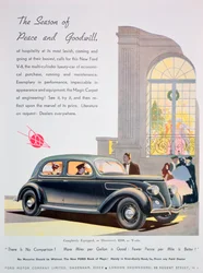 Anúncio para automóveis Ford, 1936