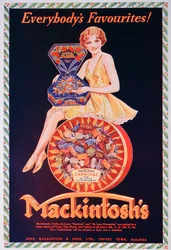Anúncio para Mackintoshs toffee, 1932