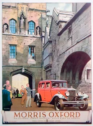 Anúncio para o automóvel Morris Oxford, 1930