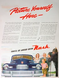 Anúncio para o carro Nash 600, 1946