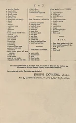 Anúncio de venda por vela em Lloyds, 1796, 1928