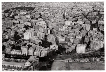 Vista aérea do novo Cairo, Egito, de um Zeppelin, 1931 1933