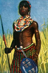 Guerreiro africano, c1928.