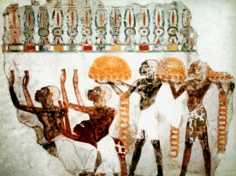 Africanos com ouro, c1400 aC