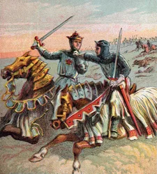 Depois da Batalha de Crecy, 1346, c1850