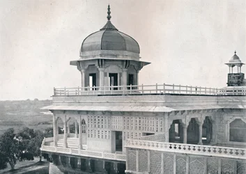 Agra. Jasmine Tower, c1910.