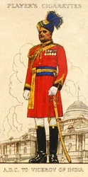 Aide-De-Camp do vice-rei da Índia, 1936.