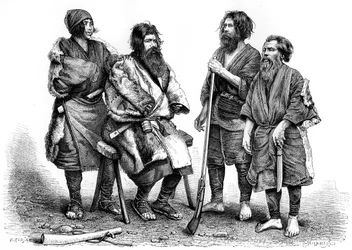 Povo Ainu, Japão, 1895