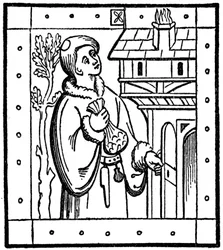 Alan Middleton, colecionador de aluguéis, século 15, 1910
