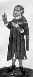 Alan Strayler, artista, final do século XIV, 1910