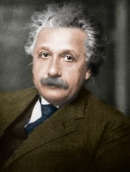 Albert Einstein, matemático e físico alemão-suíço-americano.