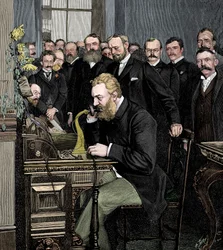 Alexander Graham Bell 1847-1922, inventor americano nascido na Escócia