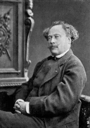 Alexandre Dumas, o Jovem, dramaturgo e romancista francês, 1884
