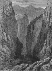 Ali Musjid e a passagem de Khyber, c1880
