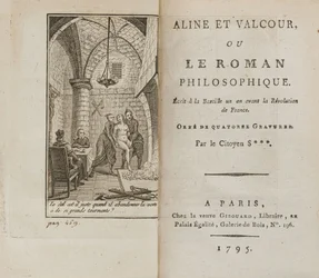 Aline et Valcour ou, O romance filosófico do Marquês de Sade, 1795.