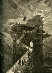Tudo a bordo da lua!., 1881.