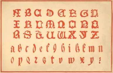 Alfabeto, letras AZ, maiúsculas e minúsculas