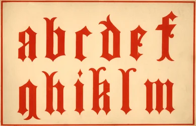 Alfabeto, letras am, minúsculas
