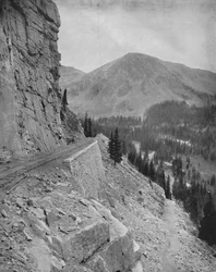 Passagem alpina, Colorado, c1897.