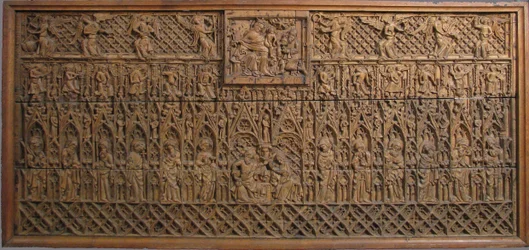 Altar Frontal, britânico, final do século XIV.