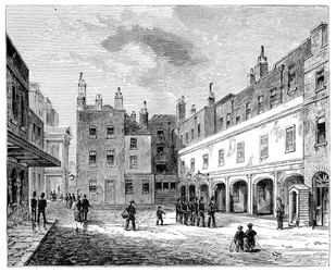 Embaixadores Court, St Jamess Palace, Londres, 1900.