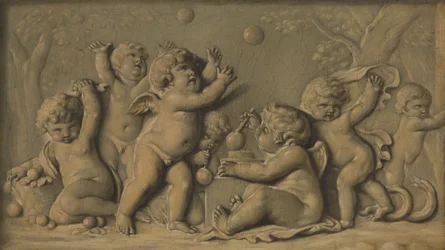 Amorini no jogo de um par, 1770-90.