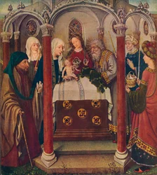 Uma peça de altar do Maitre de Flemalle, 1907