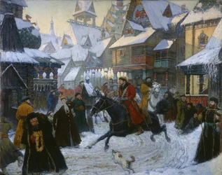 Uma antiga cidade russa. Os Cavaleiros, década de 10