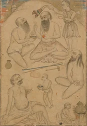 Um acampamento de iogues, ca. 1660
