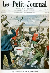 Um batismo agitado, 1901