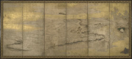 Um imperador exilado em Okinoshima, ca. 1600