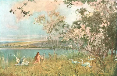 Um idílio da primavera, 1897, c1902.