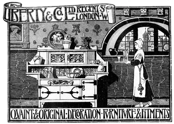 Um anúncio para Liberty and Co Ltd, 1898