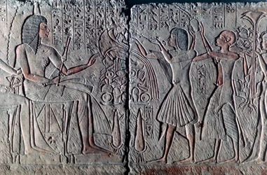 Relevo egípcio antigo, c1300 aC