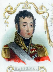 Andre Massena, soldado francês, c1830