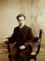 Andrei Bely, romancista e poeta russo, 1904