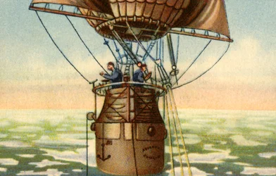 Expedição de balão no Ártico, Andrées, 1897, 1932.