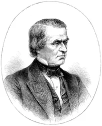 Andrew Johnson, 16º Presidente dos Estados Unidos, c1880