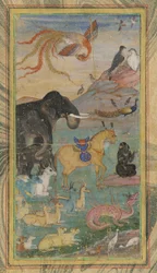 Animais e Aves, século XVII.