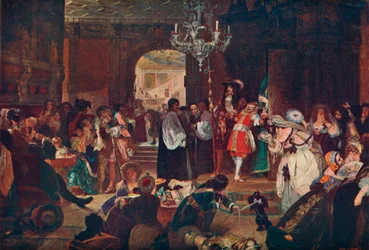 Antecâmara em Whitehall durante os momentos de morte de Carlos II, 1685 1905