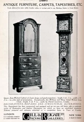 Móveis antigos, tapetes, tapeçarias etc., 1921